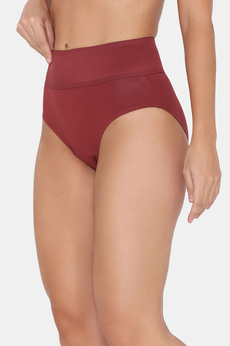 Zivame High Rise Full Coverage Tummy Tucker Hipster Panty (Pack of 2) - Multicolor — image 8